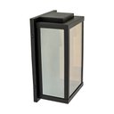 Ver imagem 5 de Arandela Aluminio Riflesso Preta Pequena com Vidro Ambar 3145A