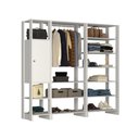 Ver imagem 1 de Estante Closet Yes com 1 Porta e 11 Nichos - Branco