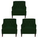 Ver imagem 1 de Kit 03 Poltronas Genesis Verde
