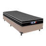 Cama + Box Solteiro Bege Resistente Comfort Prime Firme D28 78x188 - 1