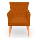 Ver imagem 6 de Kit Poltrona Capitonê Clássica Confortável para Sala e Quarto Ana Suede