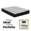 Ver imagem 3 de Cama Box Baú Casal Branco + Colchão De Espuma D45 - Ortobom - Airtech 150 60x138x188cm