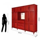 Ver imagem 4 de Guarda-Roupa Casal com Espelho 10 Portas 3 Gavetas Goiânia Rodmóveis