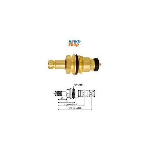 Reparo Mvs Torneira Madia Sextavado Curto - 020903