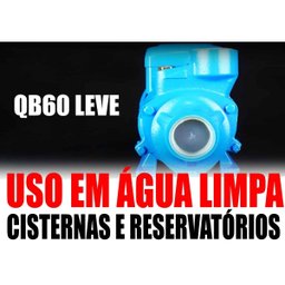 Bomba D`água Periférica 0,5 Cv Qb60 2761 Gamma 220V - 6