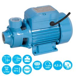 Bomba D`água Periférica 0,5 Cv Qb60 2761 Gamma 220V - 5