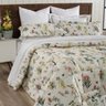 DUVET DOLCE VITTA - FLORES - PERCAL 400 FIOS / FIO EGÍPCIO - 3 PEÇAS - KING - 1