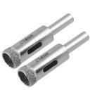 Ver imagem 6 de Serra Copo Diamantada Refrigerada 14mm Porcelanato Vidro Mármore | 02 Un