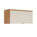 Ver imagem 1 de Armário Aéreo Cozinha 80 Cm Bless 1 Porta 100% Mdf Jequitiba/off White Fosco - Linea Brasil