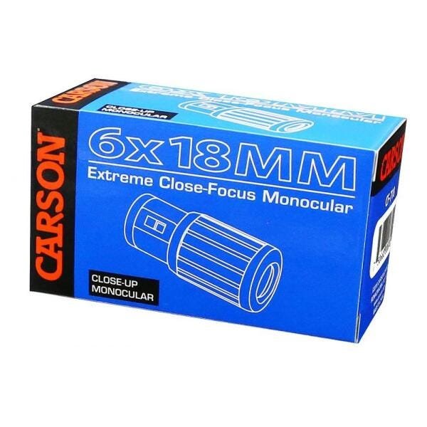 Monóculo super compacto Close-Up com ampliação de 6X e lente de 18mm CF618 CARSON - 4