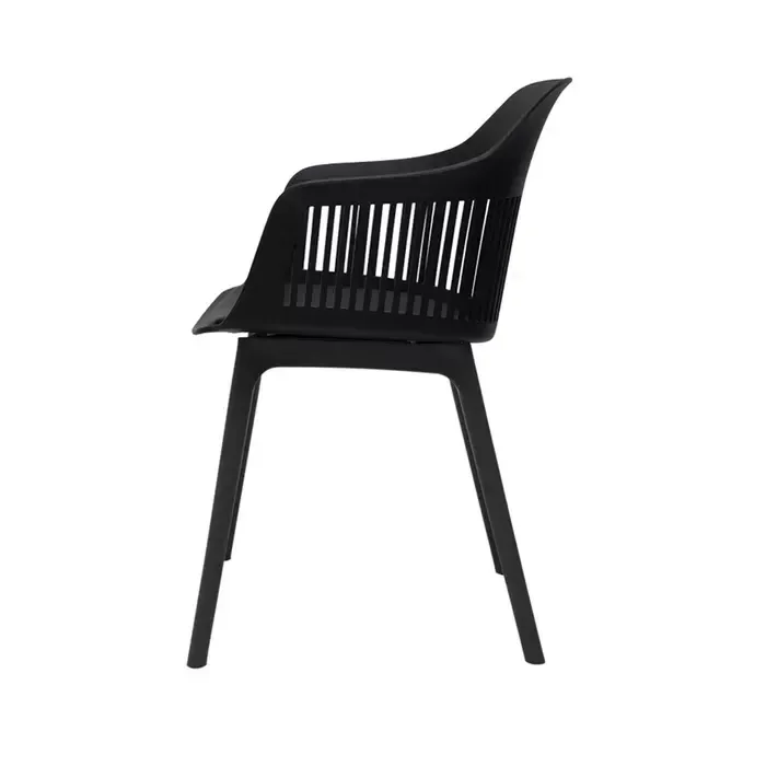 Ver imagem 5 de Kit 4 Cadeiras Marcela Preta Sala Cozinha Jantar Preto