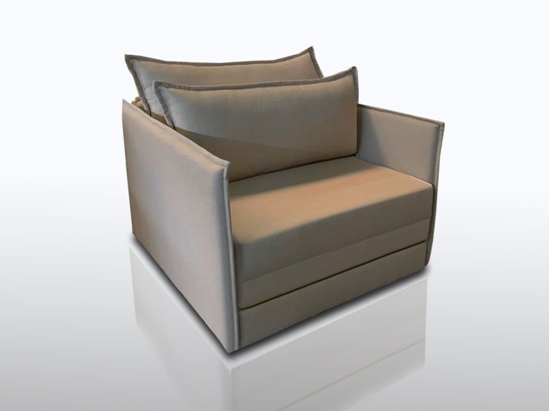 Poltrona Cama Elis_Ma com 80cm Interno Que Se Transforma em Sofá Cama Resistente e Confortável em S - 2