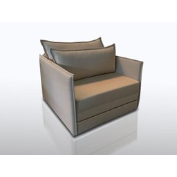 Poltrona Cama Elis_Ma com 80cm Interno Que Se Transforma em Sofá Cama Resistente e Confortável em S - 2