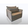Poltrona Cama Elis_Ma com 80cm Interno Que Se Transforma em Sofá Cama Resistente e Confortável em S - 2