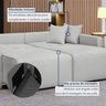 Sofá Cama Retrátil e Reclinável 180cm Júlia - 8
