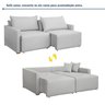 Sofá Cama Retrátil e Reclinável 180cm Júlia - 13