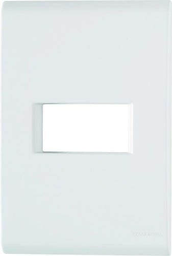 Placa Espelho 4x2 Tomada Liz Branca Tramontina 57106004 - 1
