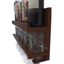 Bar de Parede Para Sala Compacto Porta Copos Porta Taças IM - 7
