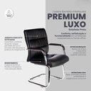 Ver imagem 4 de Cadeira Fixa Estofada W-50A Preta