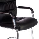 Ver imagem 2 de Cadeira Fixa Estofada W-50a Preta