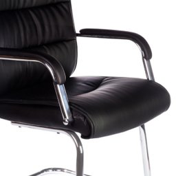 Cadeira Fixa Estofada W-50a Preta - 2