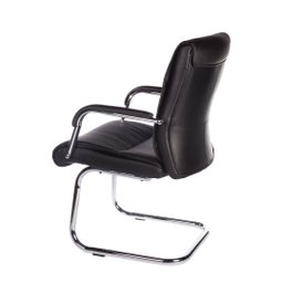 Cadeira Fixa Estofada W-50a Preta - 4