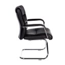 Ver imagem 3 de Cadeira Fixa Estofada W-50a Preta