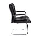Ver imagem 2 de Cadeira Fixa Estofada W-50A Preta