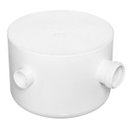 Ver imagem 1 de Caixa Sifonada Branca com Tampa Redonda 250 mm x 172 mm x 50 mm Herc