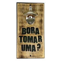 Abridor de Garrafa de Parede Rústico - Bora Tomar Uma - 4