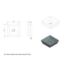 Ver imagem 2 de Cuba de Sobrepor 400x400 sem Mesa Terra T16 Branco Roca Cód. A327B3C000