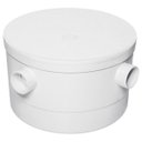 Ver imagem 1 de Caixa Sifonada Branca com Tampa Redonda 250 mm x 150 mm x 75 mm Herc