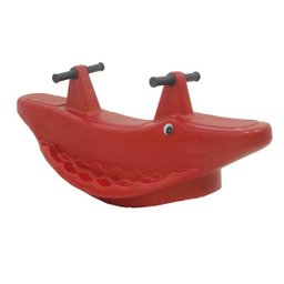 Gangorra Jacaré Balanço Infantil 2 Lugares Cor Vermelho - 1