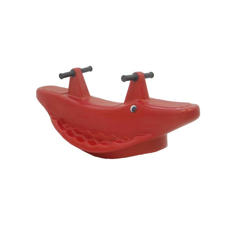 Gangorra Jacaré Balanço Infantil 2 Lugares Cor Vermelho