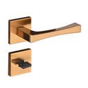 Ver imagem 1 de Fechadura Pado Vivaldi Rq2 885 - 55 Banheiro Roseta Quadrada Red Gold Escovado