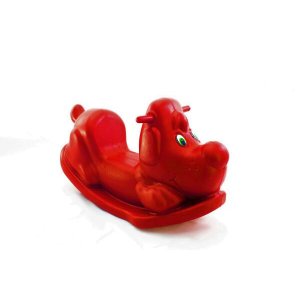 Gangorra Cachorro Balanço Infantil - Balanço Cor Vermelho
