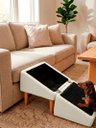 Ver imagem 2 de Puff Rampa Pet para Cães e Gatos Bouclé