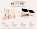 Ver imagem 3 de Puff Rampa Pet para Cães e Gatos Bouclé