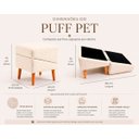 Ver imagem 3 de Puff Rampa Pet para Cães e Gatos Bouclé