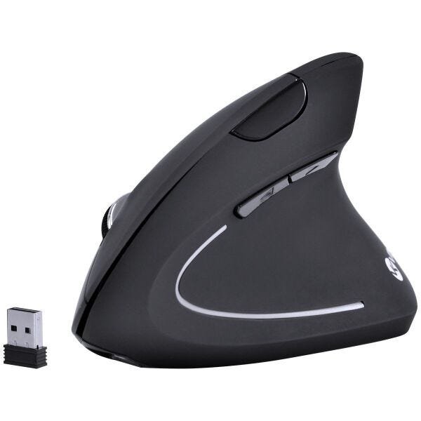 Mouse Sem Fio Ergonômico Power Fit 1600DPI Vinik PM300 - 3