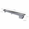 Ralo Linear Modulável Sifonado 500 mm Cinza Cromado Herc - 2