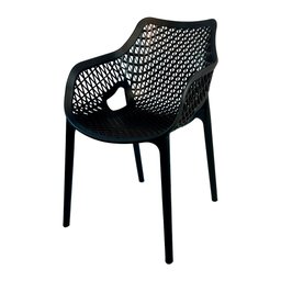 Cadeira Suits com Braço preta - Top Chairs - 1