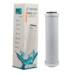 Refil Carvão Ativado Hidro Filter 9.3/4" para Filtros Pou - 2