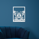 Ver imagem 2 de Quadro de Parede Welcome Borboleta em MDF