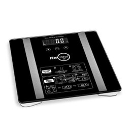 Balança Digital Corporal Com Bioimpedância Simple Preto - FlexInter - 2
