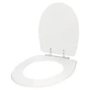 Ver imagem 6 de Assento Sanitário Poliester Antibacteriano Laura Branco Para Vaso Roca