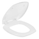 Ver imagem 1 de Assento Sanitário Almofadado Branco Thema Premium Herc