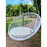 Cadeira de Balanço Suspensa de Teto Pergolado Branca - 4