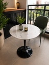 Ver imagem 1 de Mesa de Jantar Saarinen Preto - Redonda 70cm - Mármore Espirito Santo