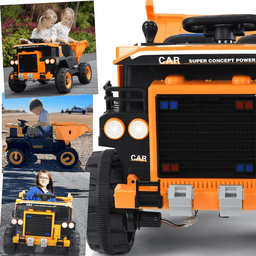 Caminhão de Pedreira Eletrico Bandeirante Car Truck 12v Controle - 4